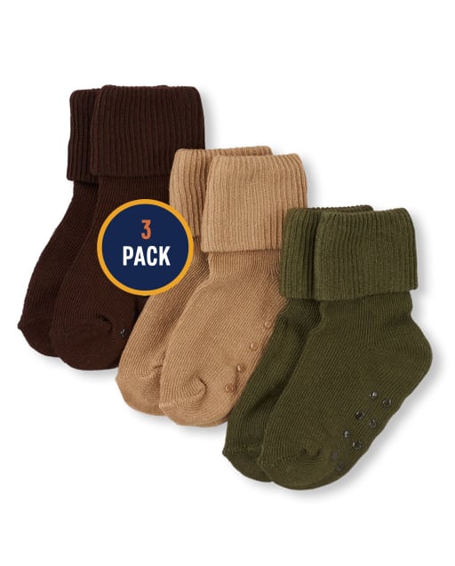 Unisex Baby And Toddler Triple Roll Socks 3Pack The Children's Place