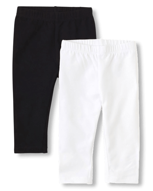Girls white capri leggings shop