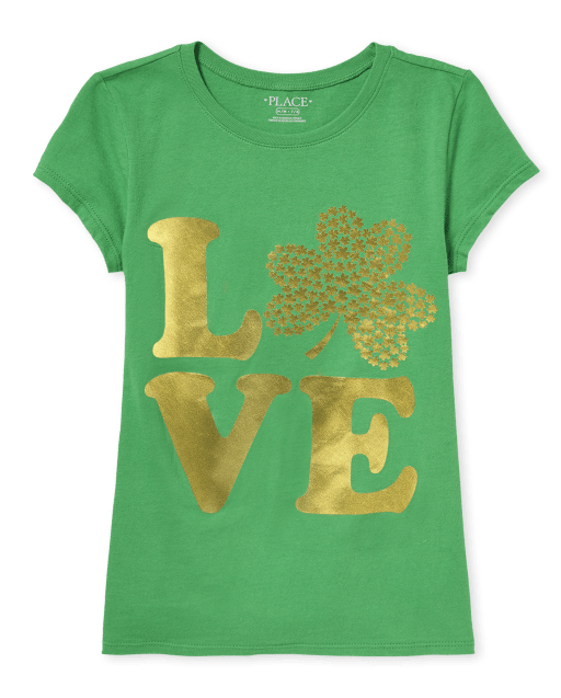 little girl st patricks day shirt