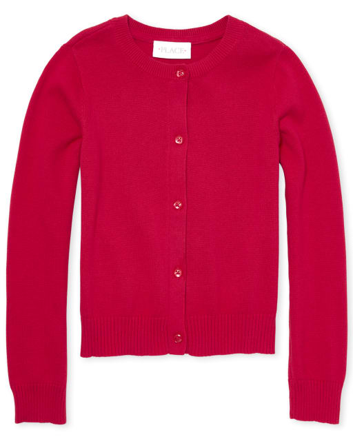 Childrens red cardigan deals