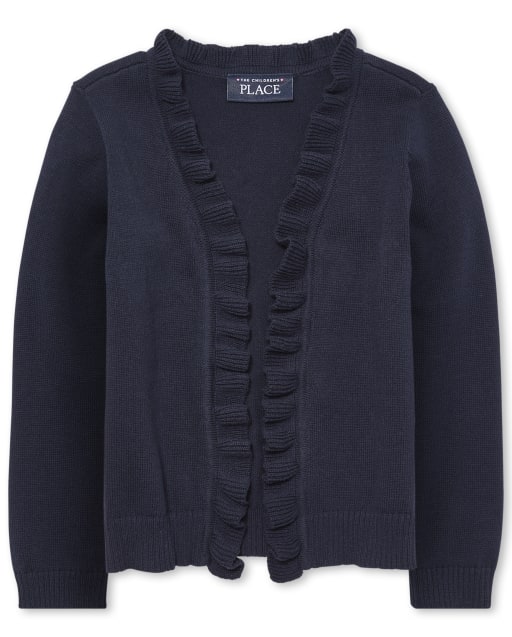Baby girl navy cardigan clearance