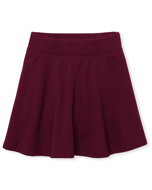 Girls Uniform Active French Terry Knit Skort | The Children's Place ...