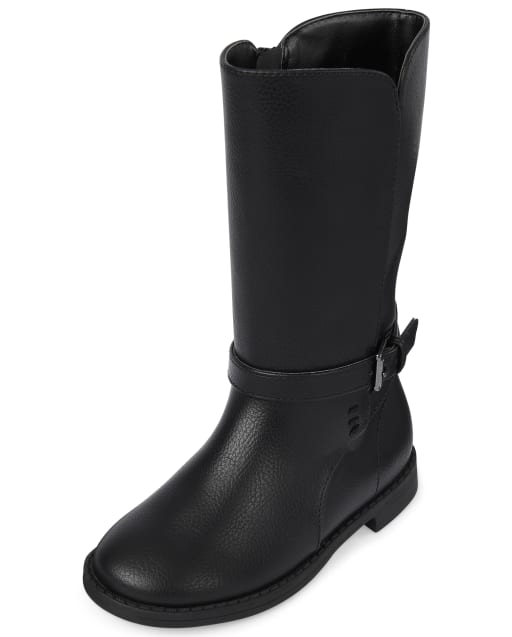 Tall black boots for toddlers hotsell