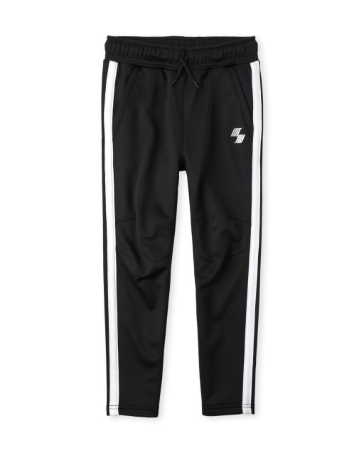Boys PLACE Sport Side Stripe Performance Fleece Pants The Children's Place BLACK
