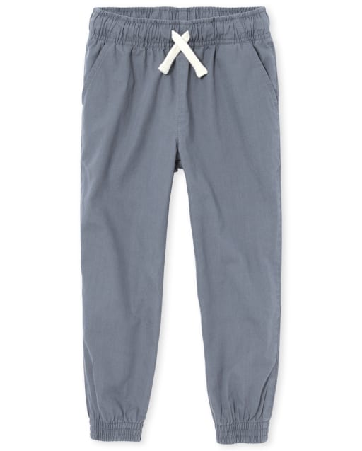 Boys Woven Pull On Jogger Pants The Children s Place CA SLATE