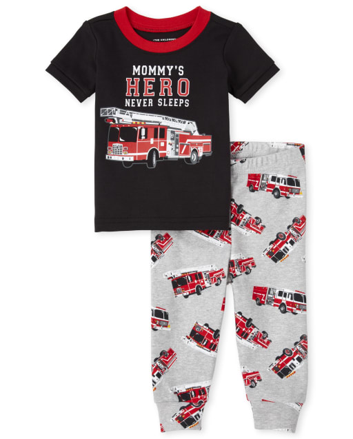 Fire truck pajamas 3t clearance