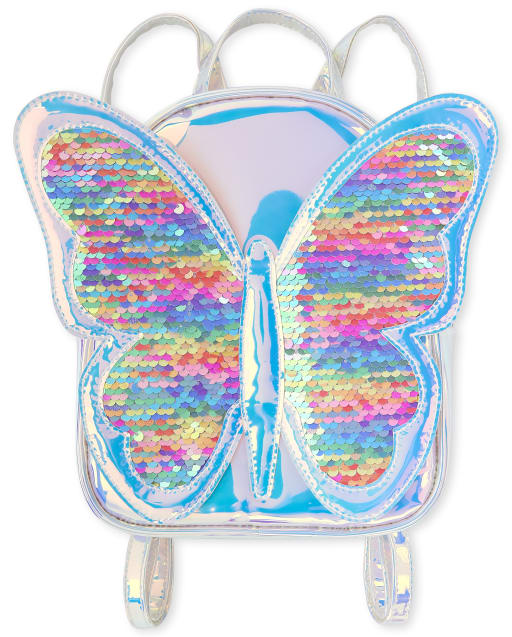 Holographic butterfly backpack shop