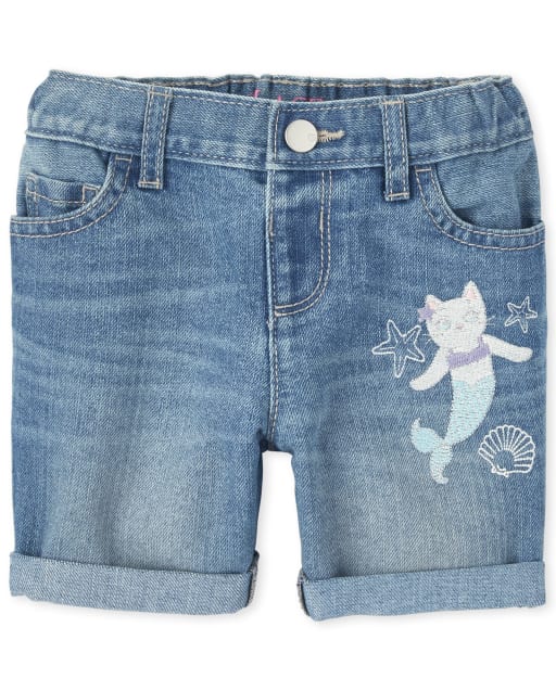 Mermaid jean shorts discount
