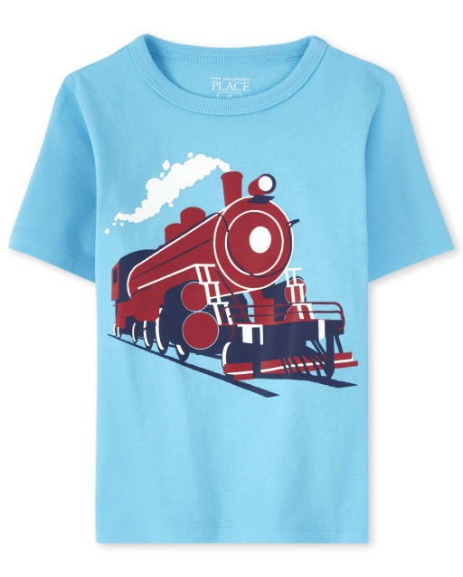 Boys train shirt best sale