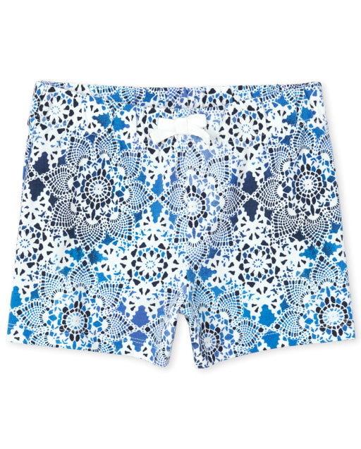 Lot De 3 Shorts Fille Taille 6 - Marques Old Navy Et Justice, Bleu, Occasion Très Bon état
