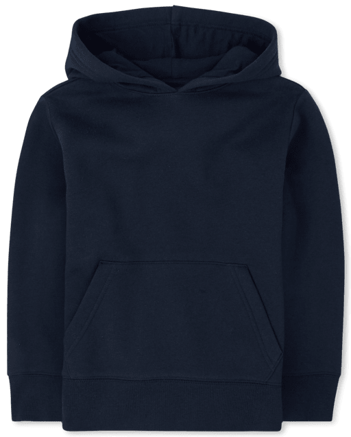 Childrens navy blue best sale hoodie