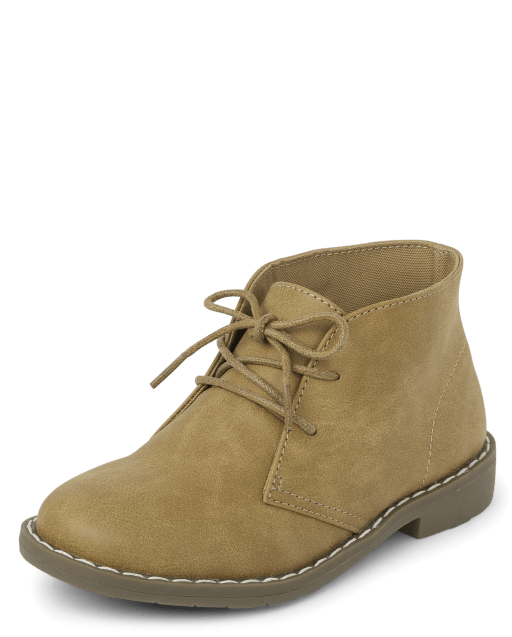 Boys Lace Up Boots TAN The Children s Place