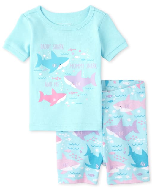 Shark pjs for toddlers shop