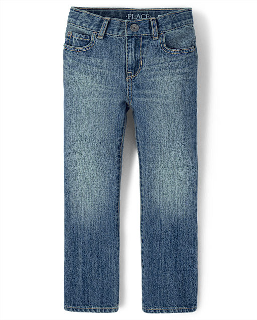 Boys Bootcut Jeans - Blue