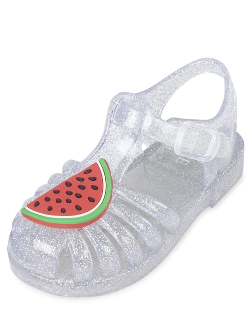 Toddler Girls Glitter Watermelon Jelly Sandals METALLIC The Children s Place