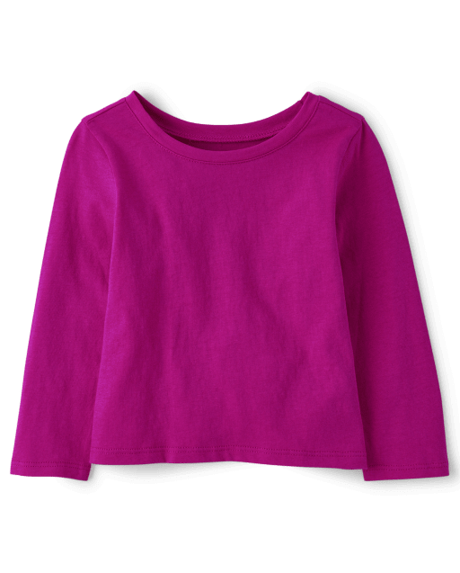 Girls Long Sleeve Shirt - Pink