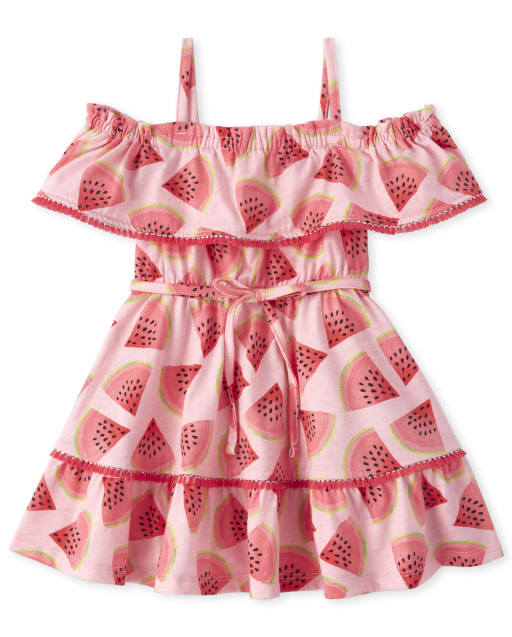 Watermelon baby dress top
