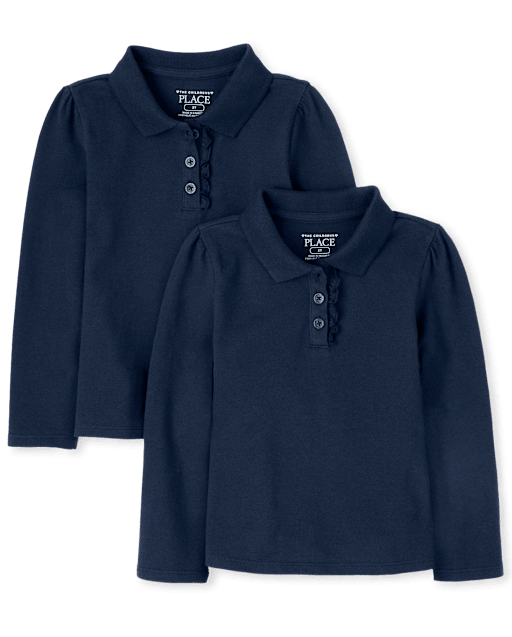 Children's place long sleeve polo cheap