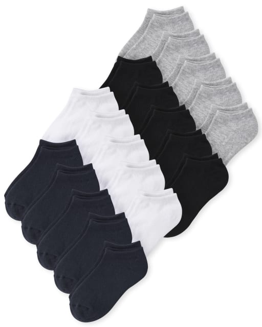 Unisex Kids Cushioned Ankle Socks 20-Pack | The Children's Place - MULTI