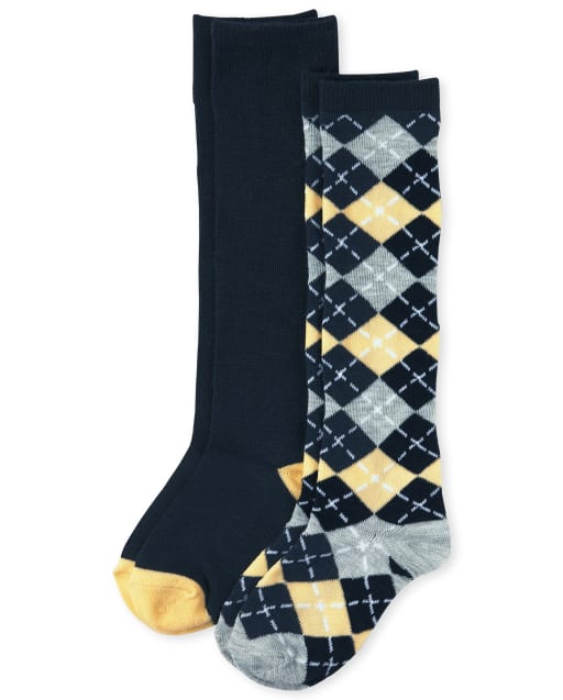 Toddler argyle knee socks online