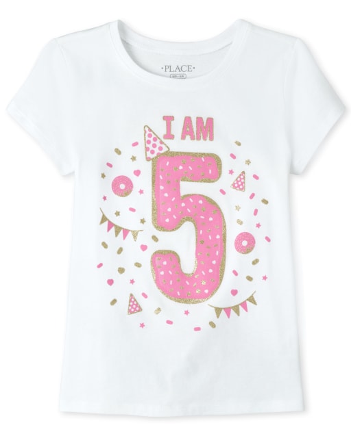 The children's place birthday shirt clearance