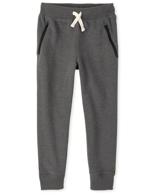 Boys Active Zip Fleece Jogger Pants The Children s Place CA H T