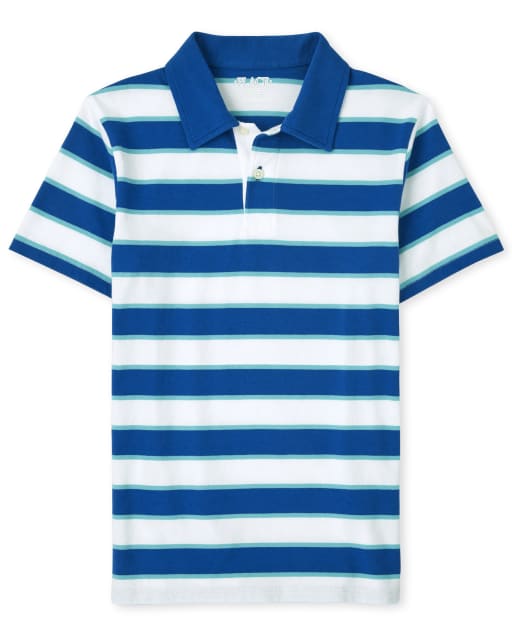 Boys striped store polo shirt