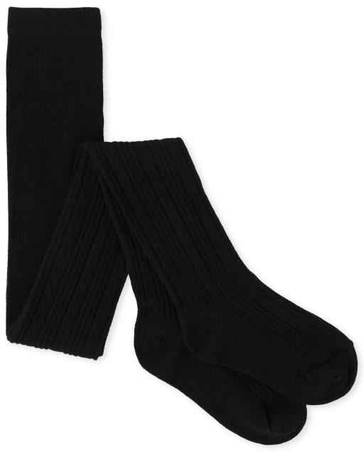 Girls cable tights cheap