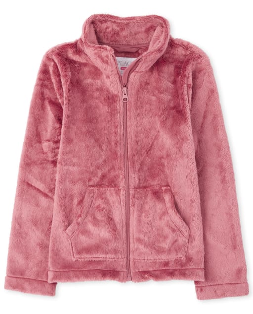 Children's place faux fur jacket new arrivals