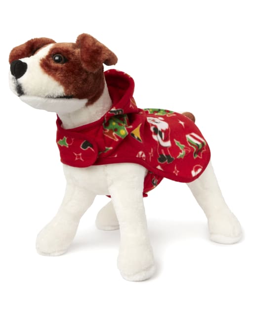 Dog Matching Family Christmas Christmas Crew Fleece Hooded Pajamas RED The Children s Place CA