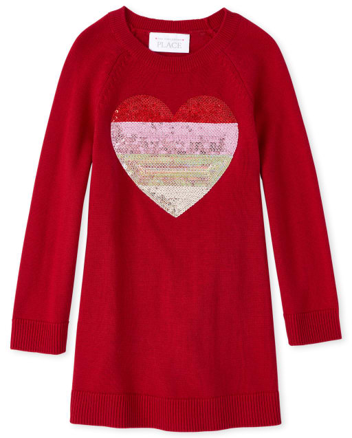 Girls heart sweater shop