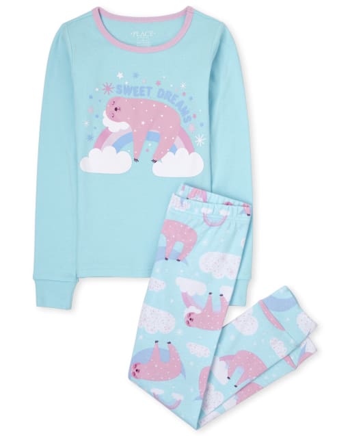 Sloth pyjamas kids shop