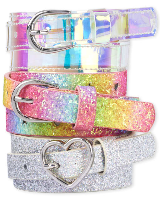 Girls glitter belt cheap