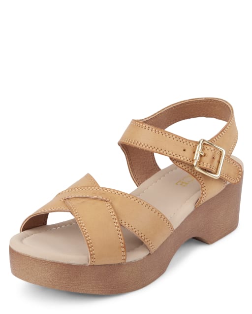Girls Clog Sandals TAN The Children s Place