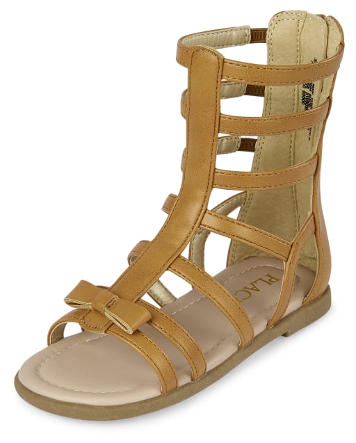 Girls gladiator sandals hotsell