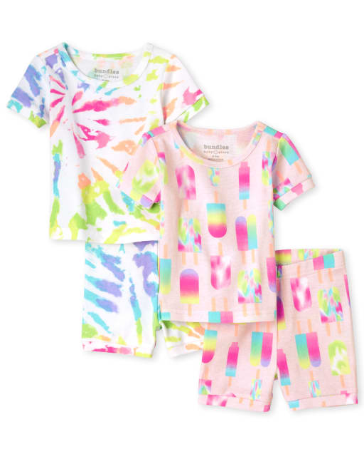 Girls tie dye pyjamas 2025