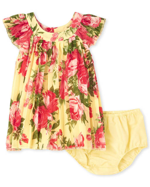 Children's place yellow dress store
