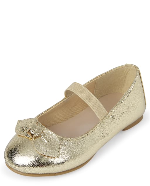 Children's place gold top shoes