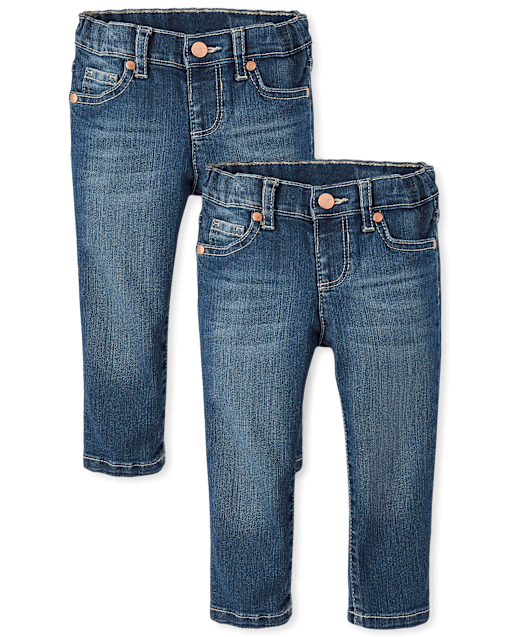 Baby And Toddler Girls Basic Skinny Jeans 2 Pack The Children s