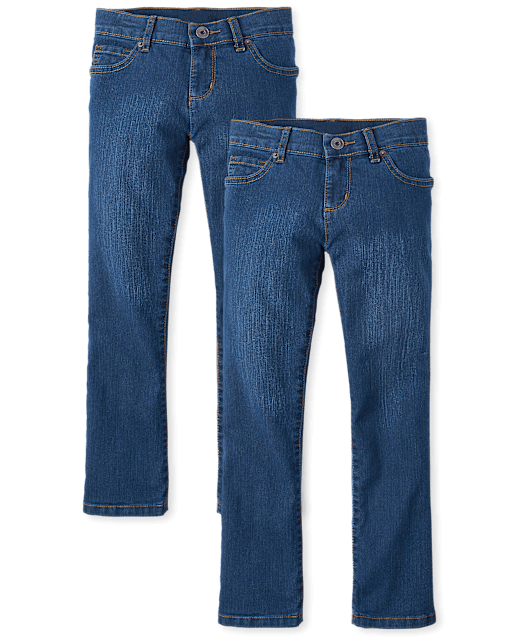 【BOK PLACE】2 Button Wash Span Semi Bootcut Denim Pants TWEE Bo Boot Cut Denim Pants | Bootcut for Women | KOODING
