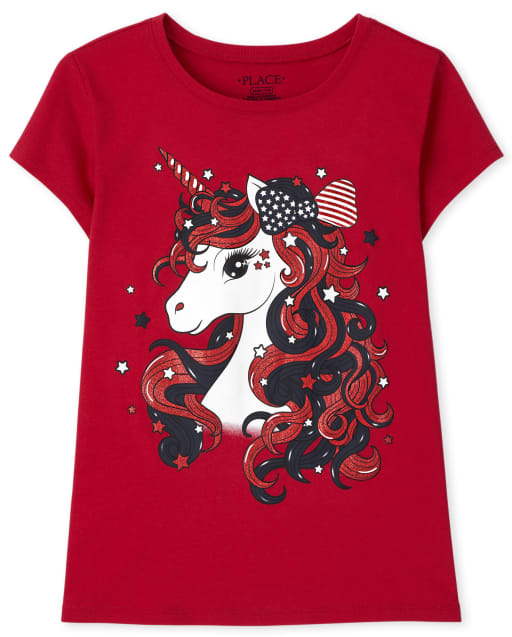 Childrens place unicorn shirt on sale
