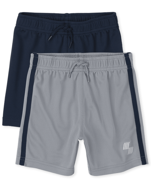 Toddler Boys PLACE Sport Knit Performance Basketball Shorts 2 Pack MULTI CLR The Children s Place