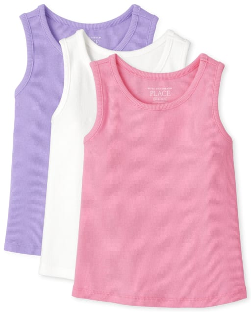 Solid Fitted Tank Top - Light Pink – SummerTies