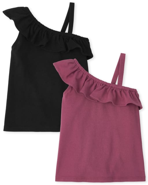 トップス Ans Dotsloevner FRILLED TINY TEE / BLACK Ans Dotsloevner frilled tiny tee | itimi