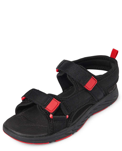 Buy Lotto Men Dylan Black/Red Sandals Sandals 7 UK/India at Amazon.in