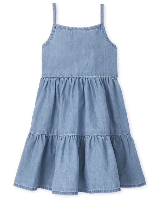 white christmas dresses Bow Denim main image 0