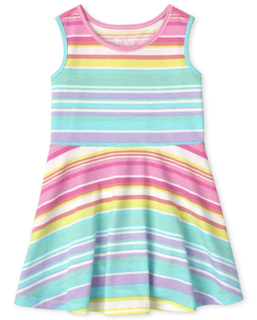 Children's place rainbow deals dress
