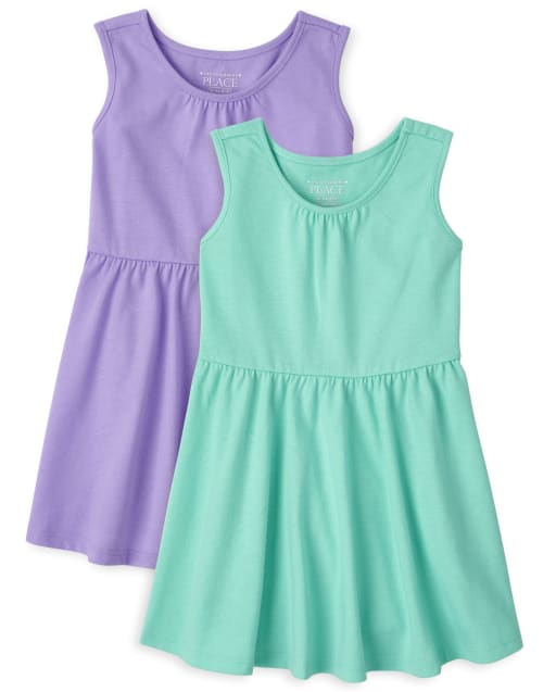 Toddler Girls Sleeveless Tank Dress 2 Pack SEAFROST The Children s Place CA