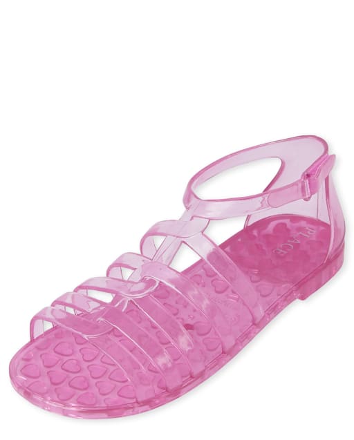 Girls Braided Jelly Sandals The Children s Place PINK