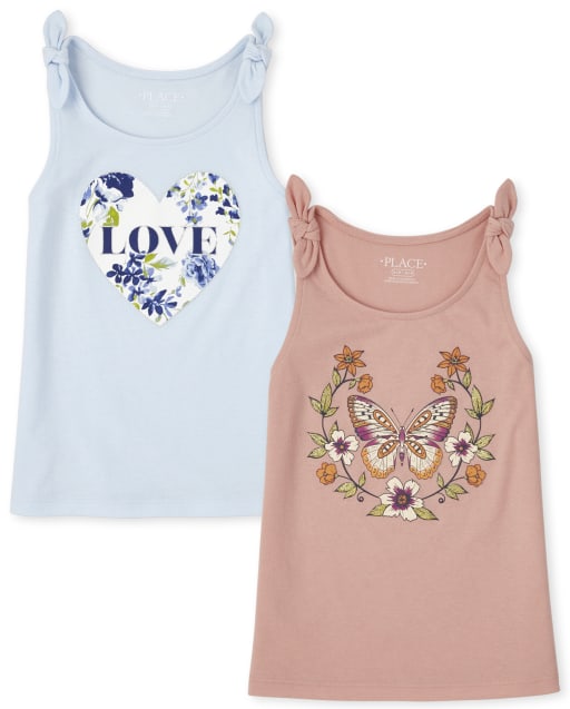 THEREDTHREAD / ザレッドスレッド】S shirring butterfly tops